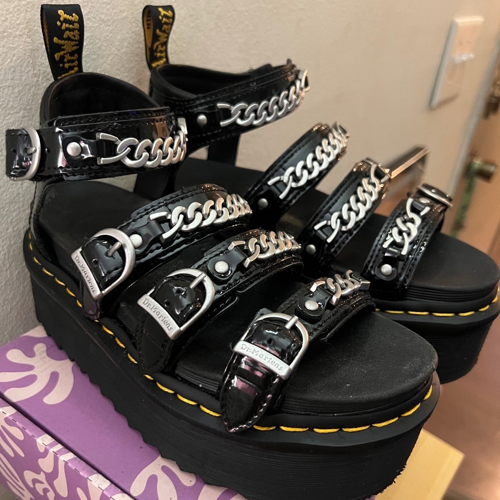 Dr. Marten Platform Sandals